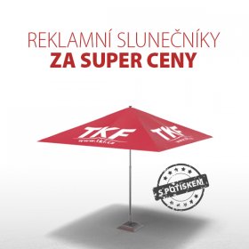 Reklamní slunečníky za super ceny!