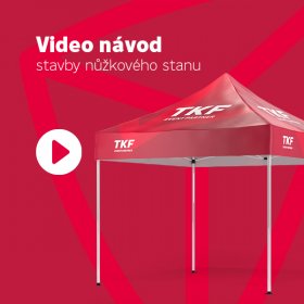 Video návod - stavba nůžkového stanu