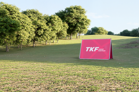 Skládací „A“ banner s vlastním potiskem