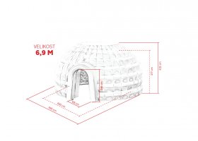 Nafukovací stan Iglú