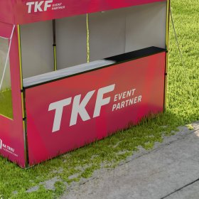 Pult poloboku k nůžkovým stanům