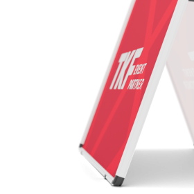 Skládací „A“ banner s vlastním potiskem