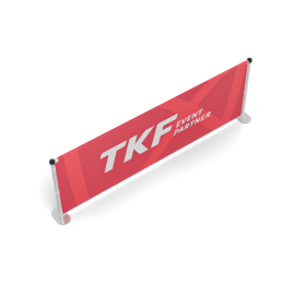 Vymezovací banner  na konstrukci 4Leaf