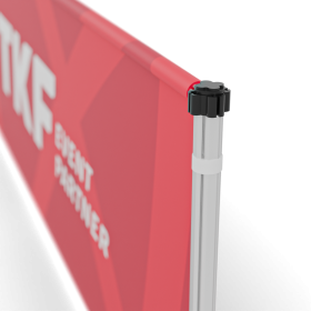 Vymezovací banner  na konstrukci 4Leaf