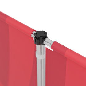 Vymezovací banner  na konstrukci 4Leaf